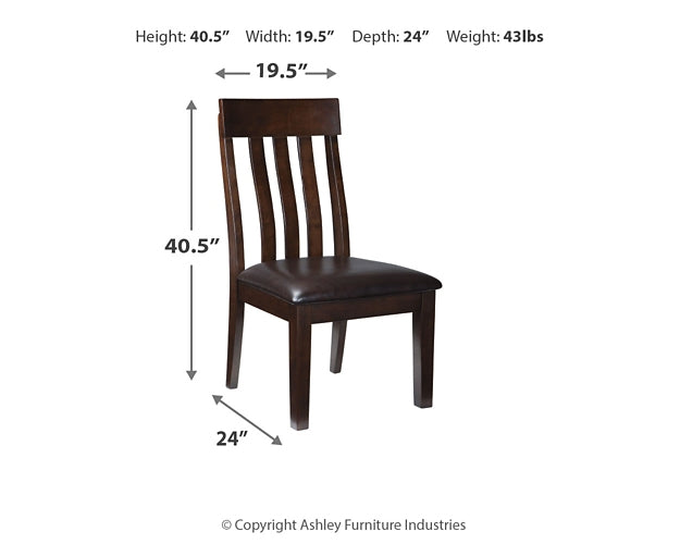 Haddigan Dining UPH Side Chair (2/CN)