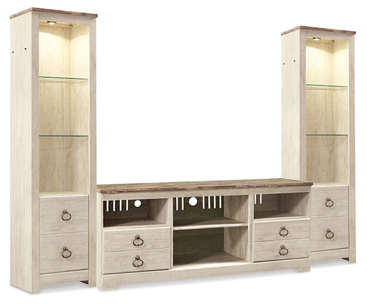 Willowton 3-Piece Entertainment Center