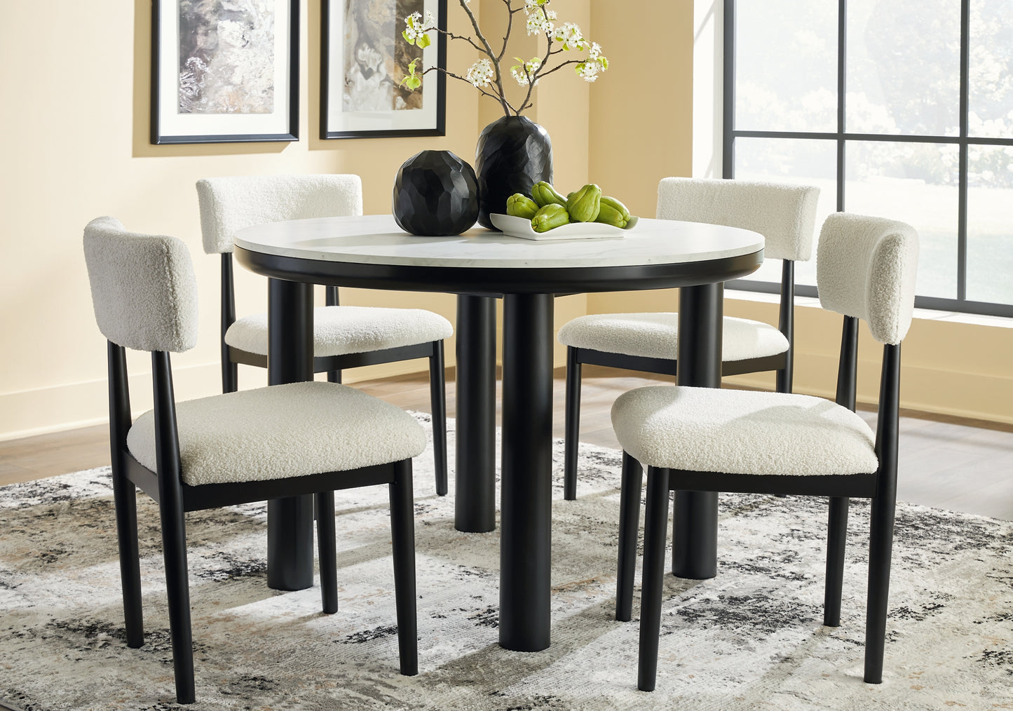 Xandrum Dining Table and 4 Chairs