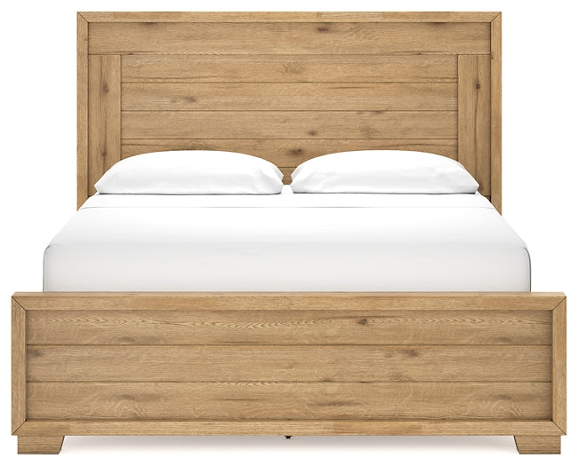 Galliden California King Panel Bed with Dresser