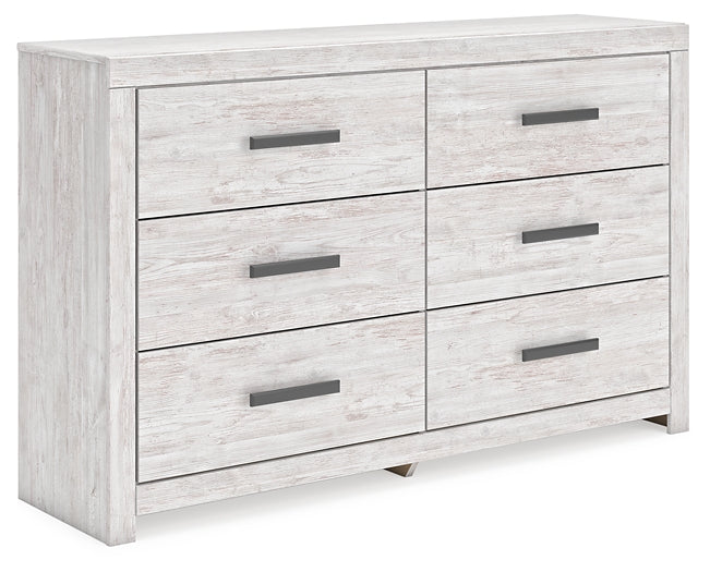 Cayboni King Panel Bed with Dresser