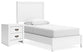 Binterglen Twin Panel Bed with Nightstand