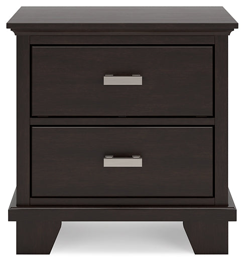 Covetown Twin Panel Bed with Dresser and 2 Nightstands