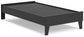 Socalle Twin Platform Bed with Dresser, Chest and 2 Nightstands