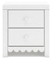 Mollviney Twin Panel Headboard with Nightstand