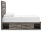 Graystorm Full Panel Bed with Storage