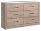 Senniberg Queen Panel Bed with Dresser