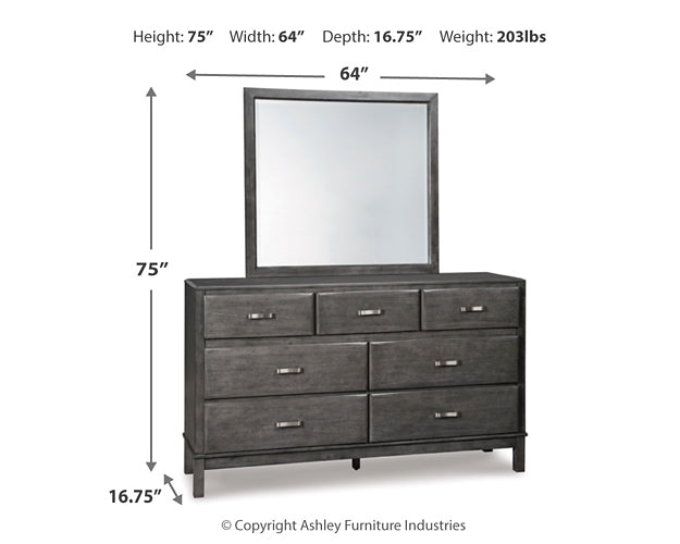 Caitbrook Dresser and Mirror