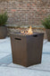 Rodeway South Outdoor Fire Pit Table and 4 Chairs