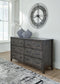 Montillan Queen Panel Bed with Dresser