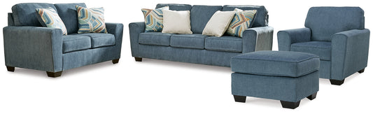 Cashton Sofa, Loveseat, Chair and Ottoman