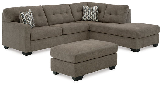 Mahoney 2-Piece Sectional with Ottoman